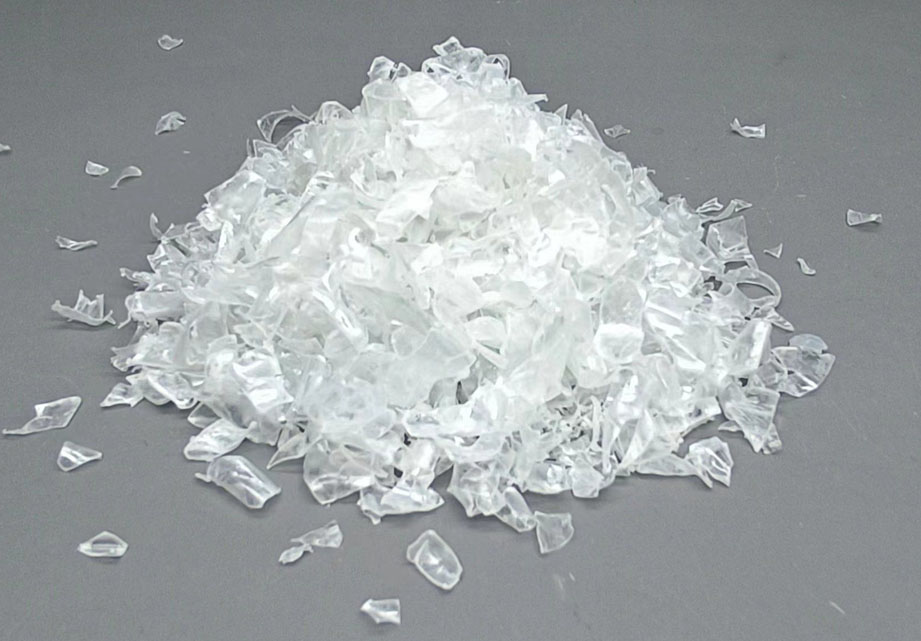 pet recycled clear pet bottle scrap flakes